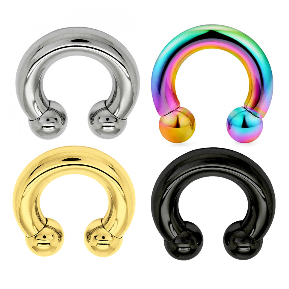 Surgical Steel 316L Circular Barbell (CBB) Piercing with big size Gauge